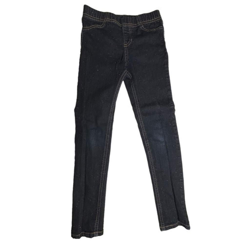 Cherokee Jegging‎ Jeans Girls Size 6X Dark Blue Glitter